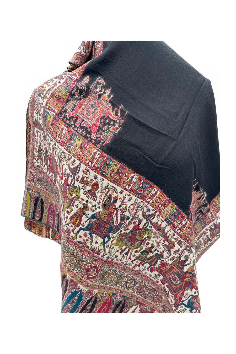 Kanie barat shawl in pashmina wool