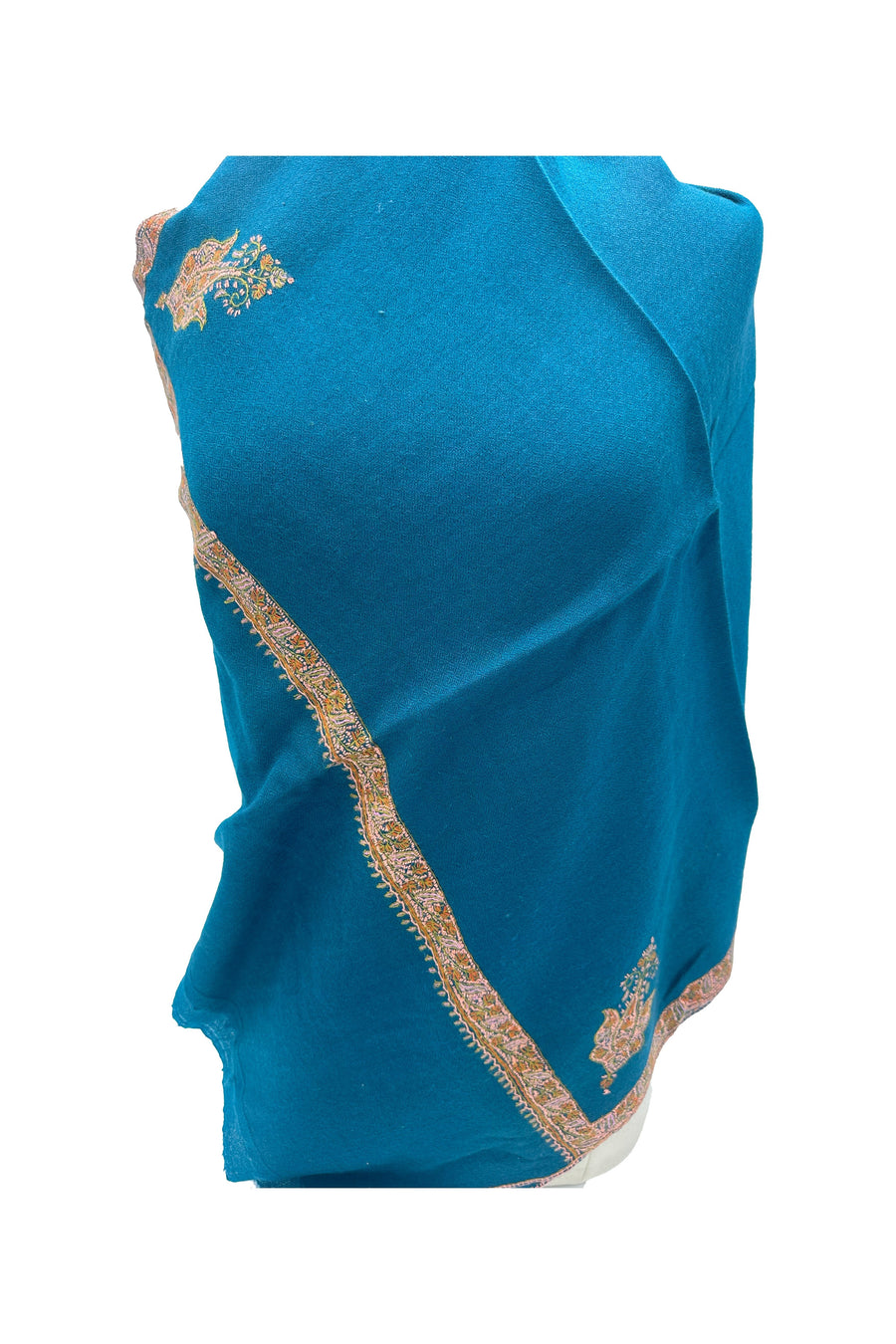 Nidal work cashmere shawl