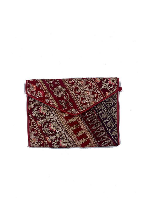 Small clutch bags with shoulder loops