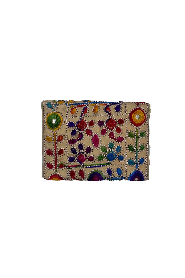 Small clutch bags with shoulder loops